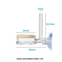 New aquarium CO2 atomizer transparent CO2 diffuser refiner integrated PC material special ceramic sheet fish tank CO2 atomizer 1