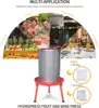 Electricity-Free/Water-powered Cider Wine Bladder Press, Natural Juice Making(10.7 Gallon 2