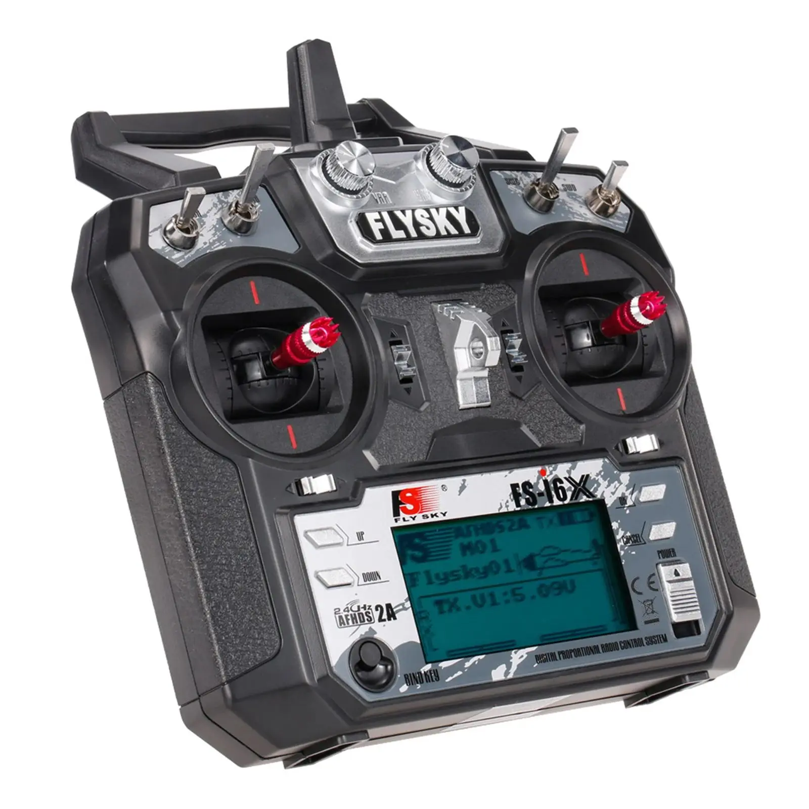 Flysky RC 드론 비행기 헬리콥터 모드 2 용 RC 송신기, FS-IA6B FS-X6B FS-iA10B 리시버 포함, FS-i6X 2.4GHz 10CH AFHDS 2A