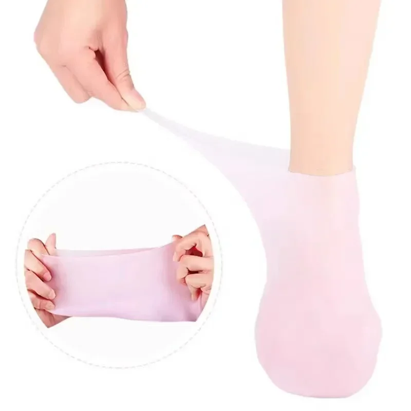Anti Cracking Socks Silicone Socks Moisturizing Gel Exfoliating and Preventing Dryness Cracked جوارب سيلكون للقدم 양말 Носки heel protection socks