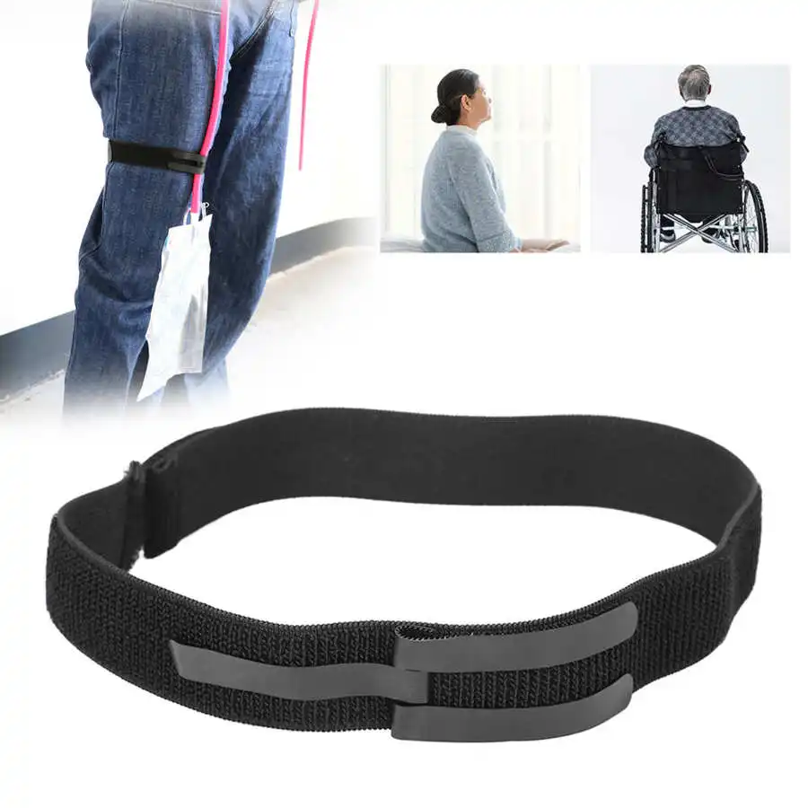 Adjustable Catheter Strap Wide Applicability Catheter Leg Fixation Band Holder Strap for Urinary