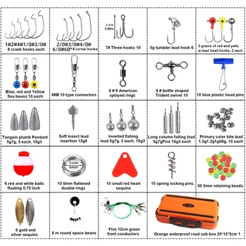 Fishing Tackle Set Fishing Lures Kit For Freshwater Bait Tackle Kit For Trout Tackle Box Including Lures Crankbait Jigs Fishing 5