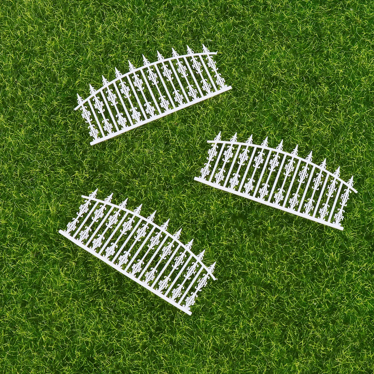 

Miniature Picket Fence Terrarium Decor DIY Garden Model Material for Sand Table