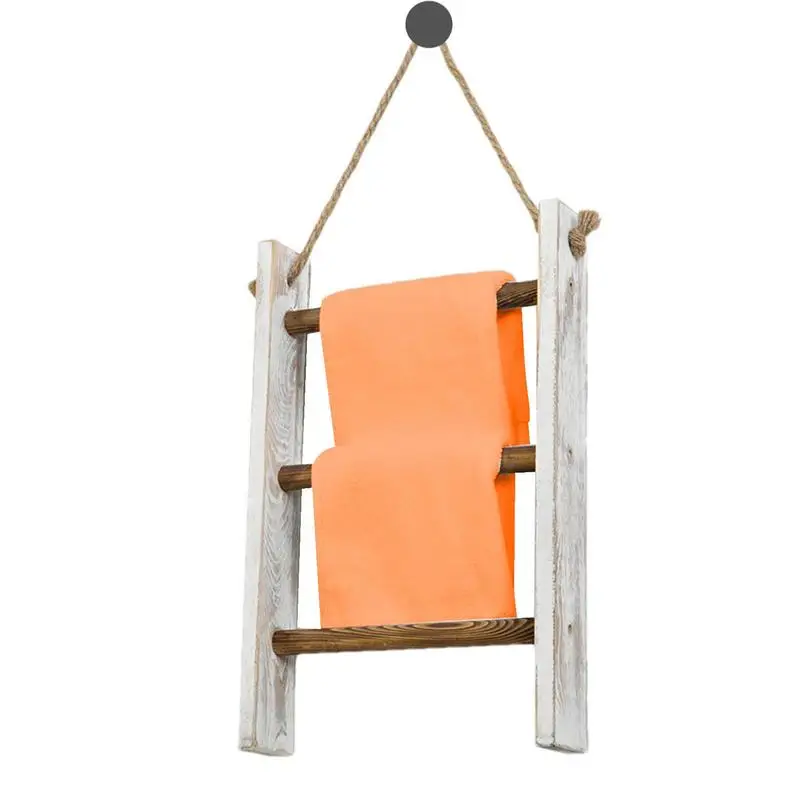 

Вешалка для одеяла, 3-уровневая вешалка для полотенец в ванную комнату, широкий ассортимент, деревянная вешалка, вешалка для полотенец, держатель, органайзер для хранения вещей в ванной комнате