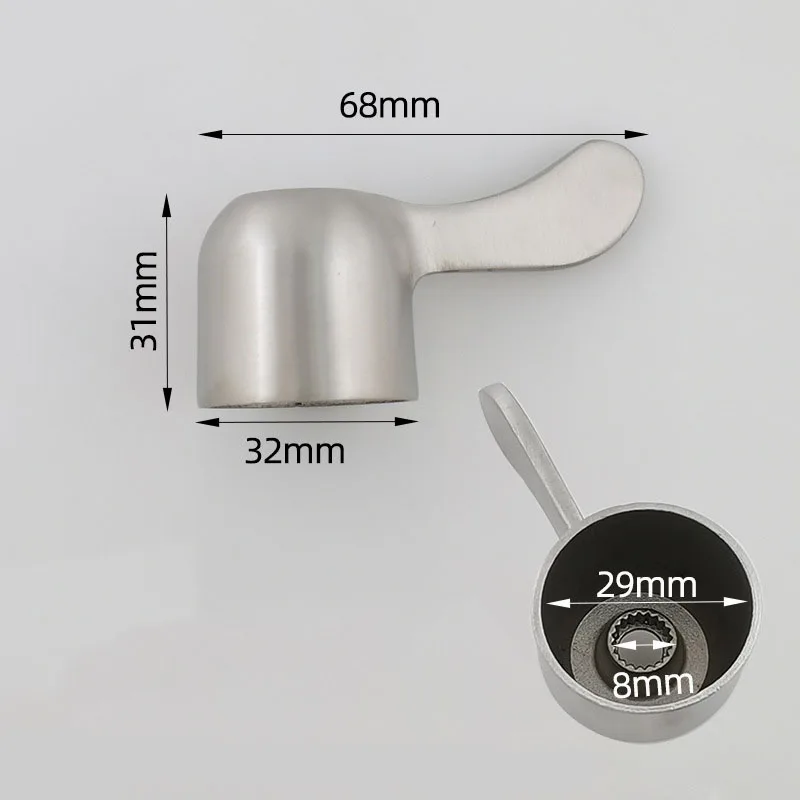 1Pcs Faucet Handle Shower Switch Water Taps Single Metal Lever Handle Kit for Kitchen Bathroom Replacement Accessories