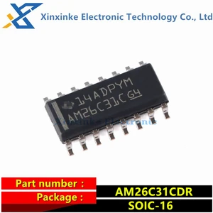 AM26C31CDR SOIC-16 AM26C31C RS-422 Interface integrated circuit Quad Differential differential line driver Brand new Original