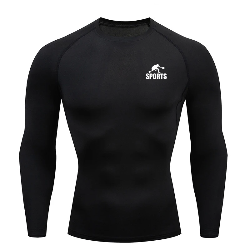 Camiseta de entrenamiento de manga larga para hombre, ropa deportiva para gimnasio, correr, al aire libre, primavera y otoño