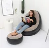 Inflatable Sofa With Foot Pad Lazy European and American Style Flocking Bed Outdoor Furniture Portable Single Sofa Couch Chair Inflatable Sofa With Foot Pad Lazy European and American Style Flocking Bed Outdoor Furniture Portable Single Sofa Couch Chair
