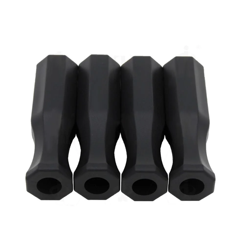 8 Pcs Plastic Table Football Handle Covers Foosball Handle Grip Replacement Spare Part Foosball Grip Case Universal table football game tabletop soccer game