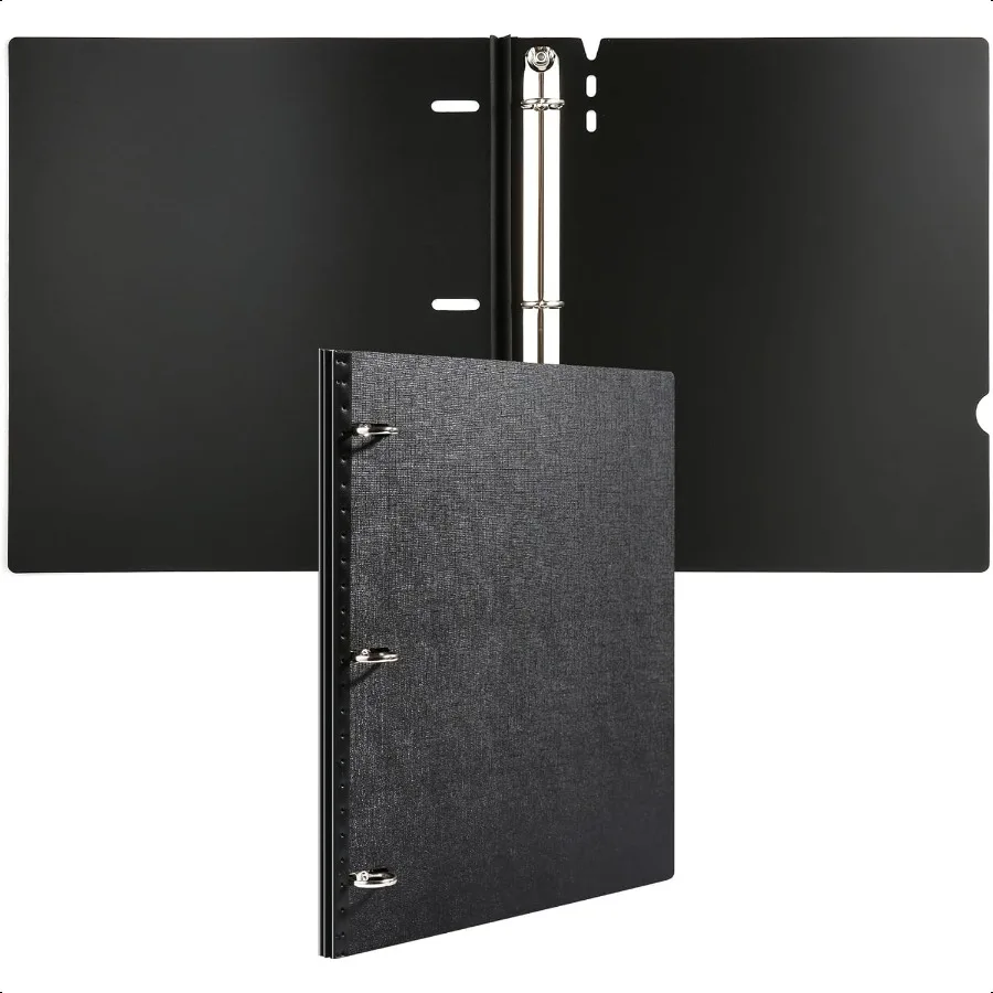 Telescoping Expandable 3 Ring Binder for Portability