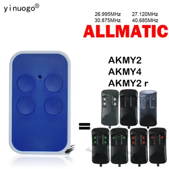 ALLMATIC 원격 제어 복제, 차고 게이트, 26.995MHz, 27.120MHz, 30.875MHz, 40.685MHz, AKMY2, AKMY4, AKMY2R