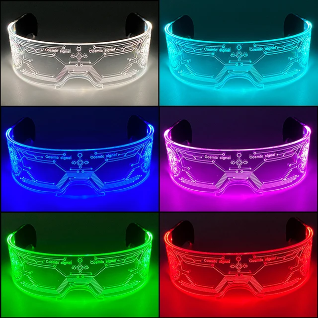 Gafas de colores - Gafas Luminosas Luces LED Baratas Fiestas Bodas Photocall