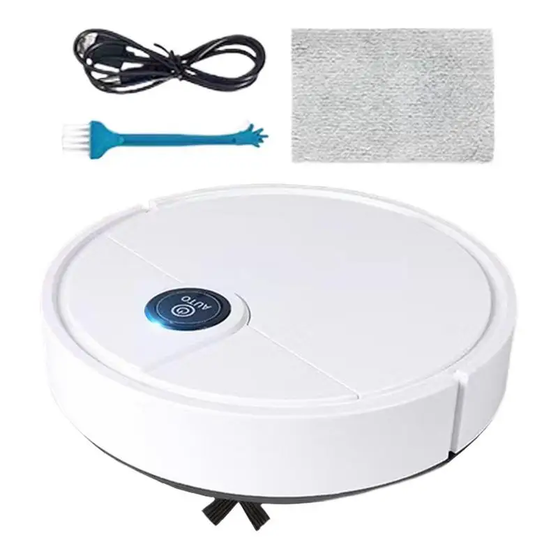 

Robot Vacuum And Mop 3 In 1 Auto Sweeping Robot Broom Ultra-thin Intelligent Mop Cleaning 1500mAh Mute Robotic Cleaner For Hotel