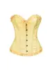 Retro Court Sle Lace Trim Tummy Control apewear Strapl Vest Women's Knot Fibone Waist Cincher Top