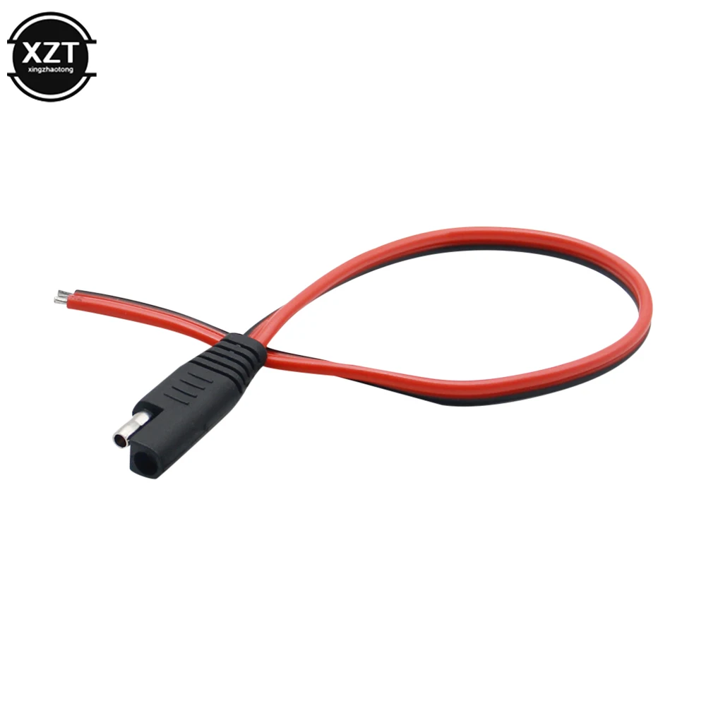 1pcs 30CM DIY SAE 10A Power Automotive Extension Cable 18AWG 2 Pin with SAE Connector Cable Quick Disconnect High Quality