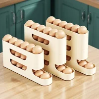 4-layer Slide Egg Storage Box Ladder Style Egg Box Storage Refrigerator Side Door Large Capacity Automatic Egg Rolling Machine 2
