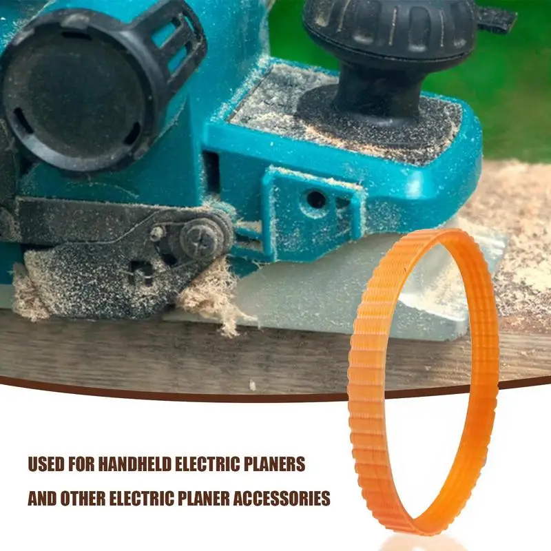Wood Working Electric Planer Driving Belt for F-20 Circumference 218MM Plastic Replacement Planer Drive Belt Orange