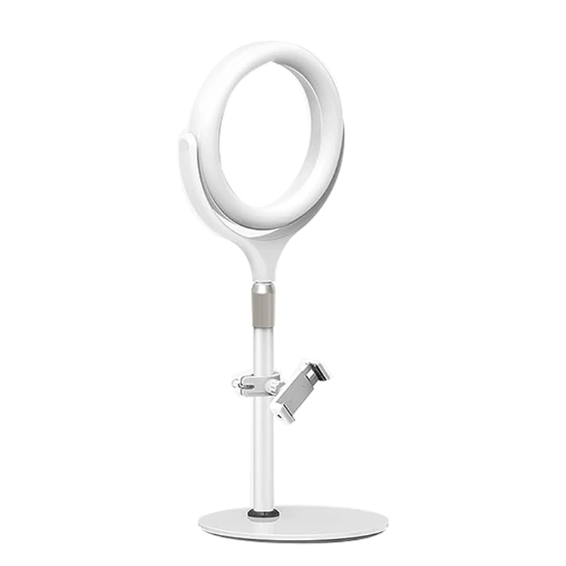 

Laptop Ring Light Mobile Phone LED Ring Light Video Conference Light With Tripod For Meeting-A