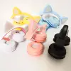 Cat Ears Headphones Flash Light Wireless With MIC Control LED Kid Girl Stereo Cute Music Helmet Bluetooth Phone Headset Earphone 5