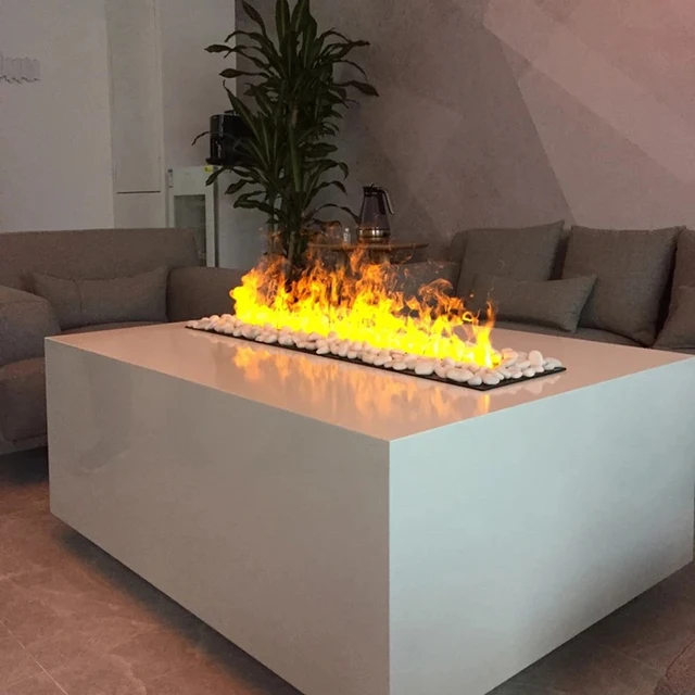 3D Waterproof Outdoor  Use Decorative Fireplace  8 Color To Choose Embedded with Remote and Button Control Fireplace 70*21*20CM 6