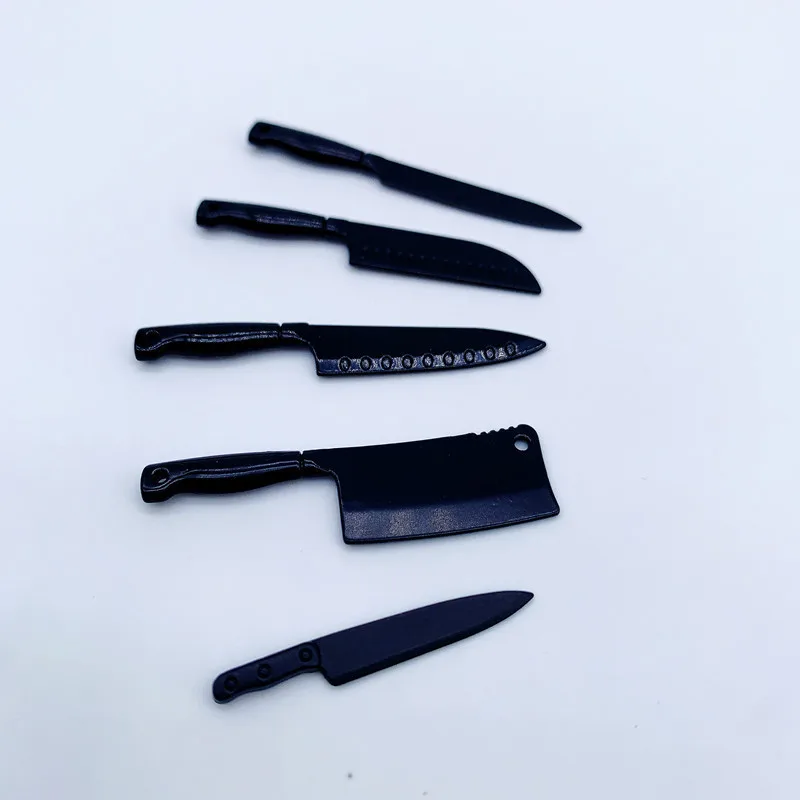 Description Picture 6 of item5pcs 1/12 Mini Cooking Utensils Knives Model Dollhouse Kitchen OB11 Miniature Dollhouse Accessories Home Decor Desk Decoration