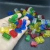 Transparent Clear Brick 1x2 Without Bottom Tube Building Block MOC Parts Toys For Children Compatible 3004 60pcs/Lot 2