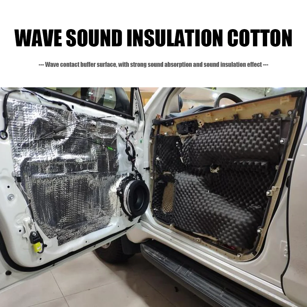 Car Sound Deadening Mat 18mm Thick PVC NBR Foam for Noise Insulation