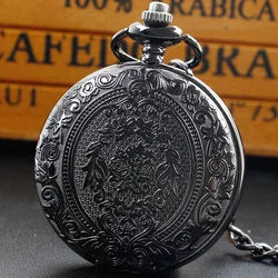 Relojes de bolsillo de cuarzo Vintage para hombre y mujer, pulsera de mano de negocios estándar, con cadena colgante, regalo