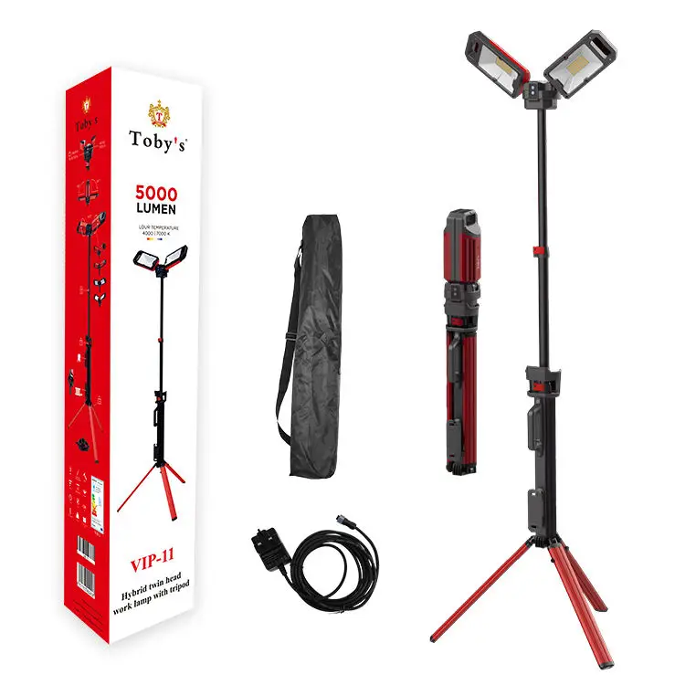 TOBY'S SMD rechargeable work light Two COLOR camping light For Outdoor Camping courtyard use 2