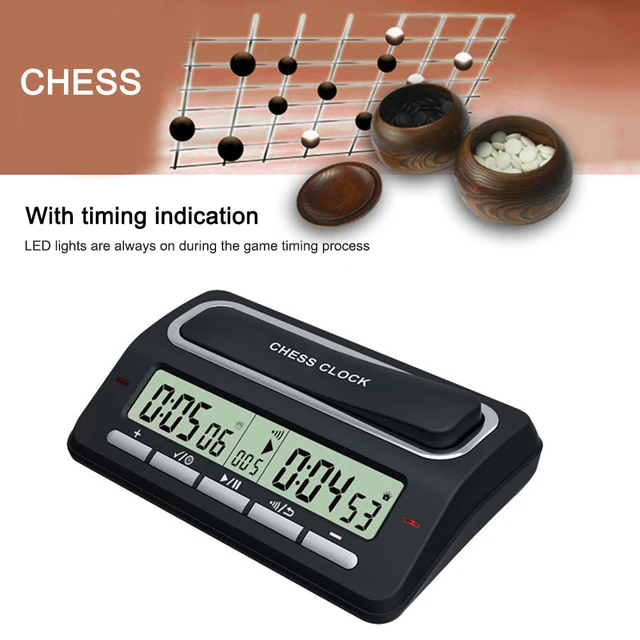 LEAP Chess Clock Digital Count Down Timer Professional Board Games Bonus  Competição Master Tournament com função de alarme - AliExpress