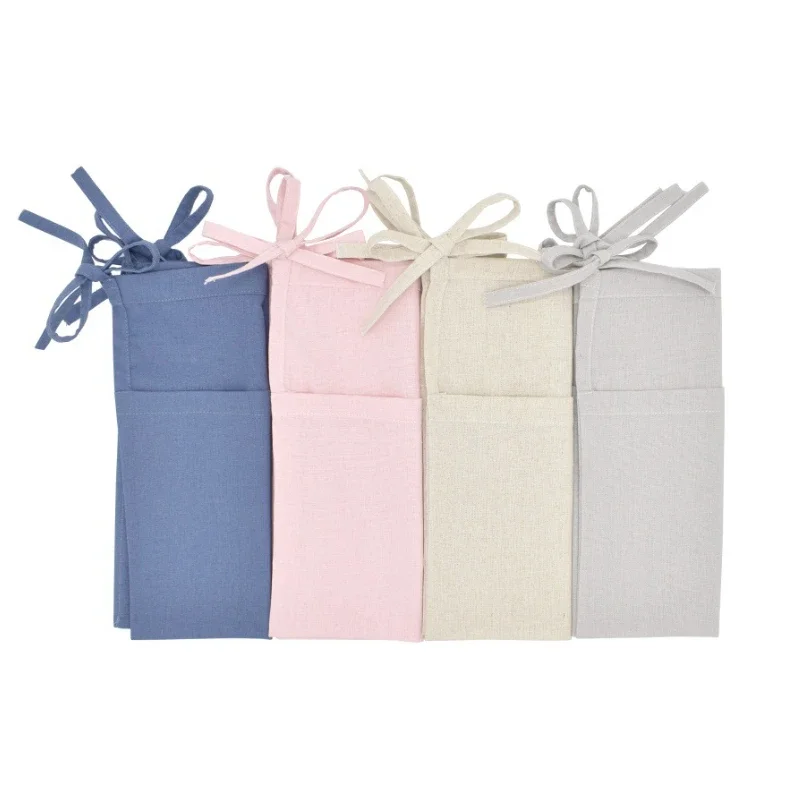 Portable Baby Care Essentials Hanging Organizers Crib Storage Cradle Baby Crib Organizer Diaper Bag Linen Bed Accessories crib organizer bag crib storage bag