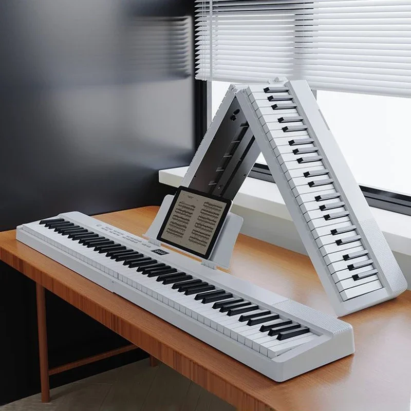 Folding Piano 88 Keys Strength Keyboard Midi Bluetooth Portable Musical Electric Organ Adult Beginners Child Professional Piano electronic musical instrument midi control keyboard