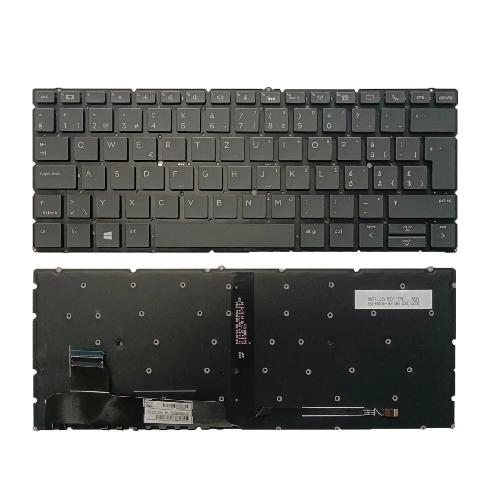 

Клавиатура SW шведская для HP EliteBook x360 830 G5 x360 830 G6 с подсветкой подходит только для серии X360