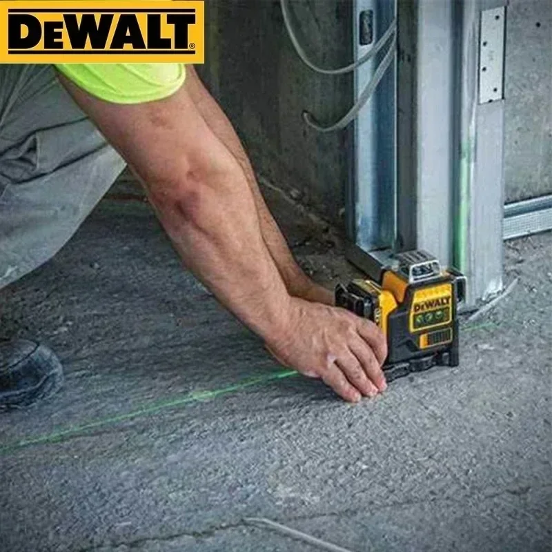 DEWALT 12V Professional Laser Level DW089LG 12 Lines 360 Self-Leveling Horizontal And Vertical Cross Line Construction Tools laser level