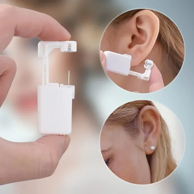 Safety Ear Piercing Gun Kit No Inflammation Disposable Disinfect Earring Piercer Machine Studs Nose Body Jewelry Piercing Tool,ear piercing tool,nose piercing gun,body piercing kit,piercing tool