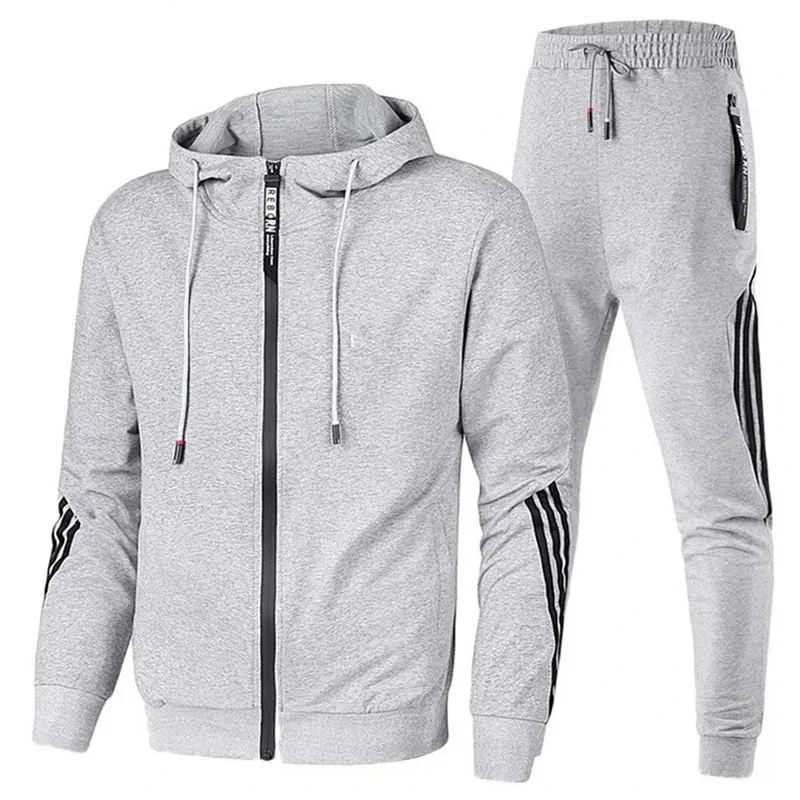 Men's Sets Hoodies+Pants Autumn Sport Suits Casual Sweatshirts Tracksuit Sportswear Male Casual Sports Jacket Jogging Suit