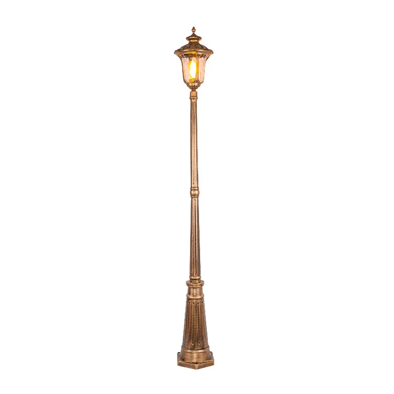 European Street Lamp Garden Lawn Lamp Waterproof Outdoor Landscape Public Garden Villa Community High Pole Lamp &asymp;2.2M, led lamp, led street lamp