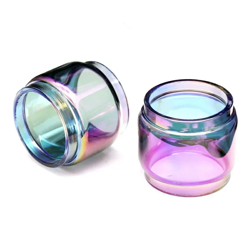 5pcs/lot Rainbow Tfv16 9ml Kit Glass Extended Tube Fat Boy Convex Replacement Bulb Bubble Tubes