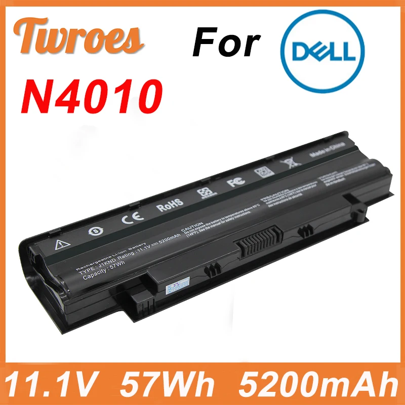 

Laptop Battery N4010 11.1V 57Wh 5200mAh For Dell Inspiron J1KND N5110 N5010 N5050 M5110 N7110 N5040 Vostro 1440/1540/2520/3450