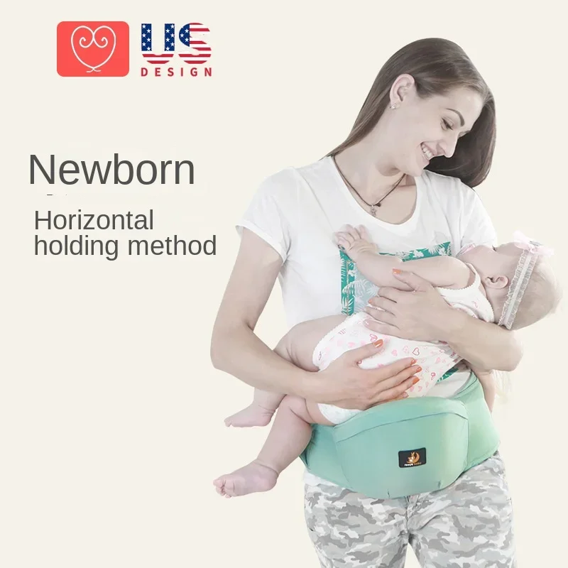 Baby Waist Stool, Multifunctional Stool, Children's Carrying Equipment Front and Back Lightweight All Season Baby Shoulder Strap