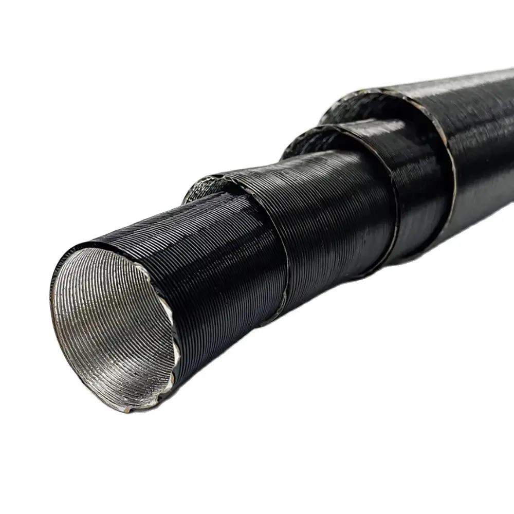 Air Diesel Heater Diesel Heater Exhaust Pipe Air Diesel Heater Duct Pipe Heater Duct Connector Air Heater Exhaust Connector Car Heater Accessories 75mm Diameter 2M Length Duct Pipe Tube Hose Outlet Exhaust Joiner Connector For Webasto Eberspaecher Car Truck