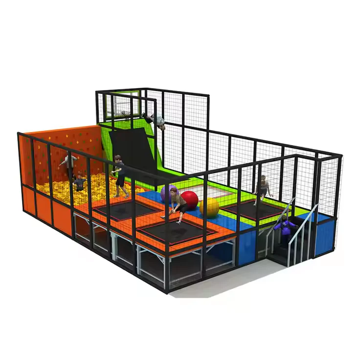 Factory Priced Large Professional Funny Indoor Trampoline Park for Children Durable Plastic Commercial Playground Factory Priced Large Professional Funny Indoor Trampoline Park for Children Durable Plastic Commercial Playground