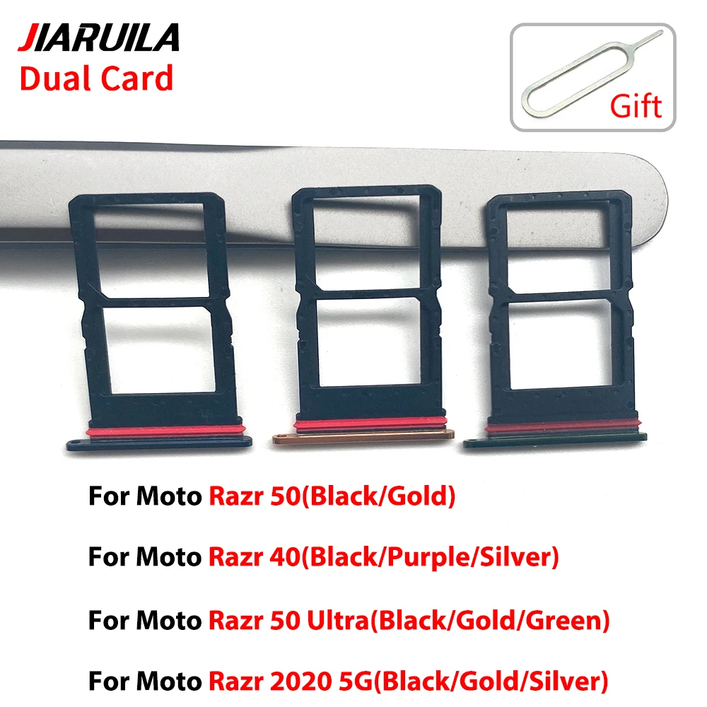 Enhanced Dual SIM Card Tray Holder for Motorola Moto Razr 5G Accessories