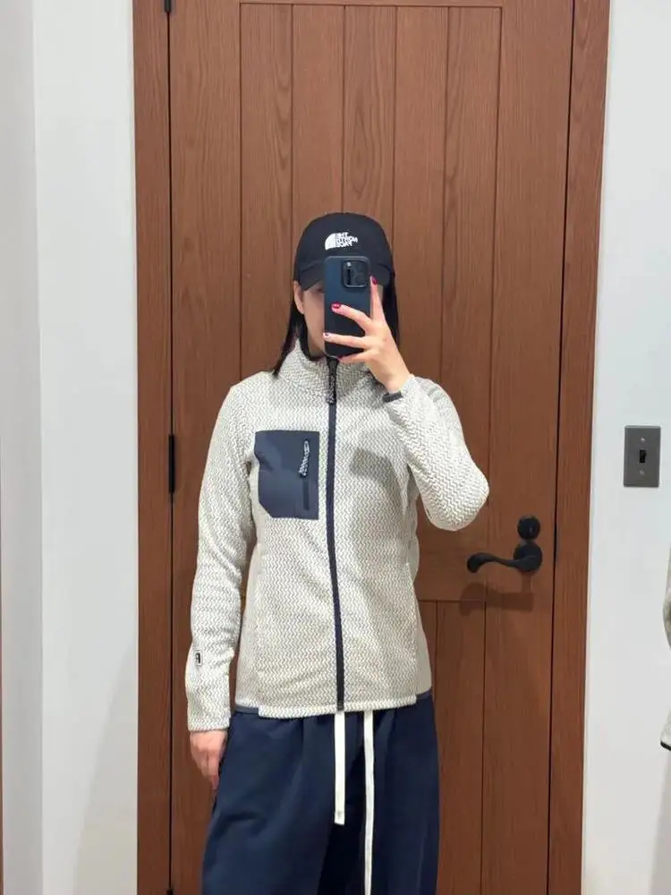 Tagkita Cationic Air Fleece 풀 지퍼 스탠드 칼라 오픈 가디건 따뜻한 야외 의류 폴리에스테르 섬유 유니버설 레귤러 길이