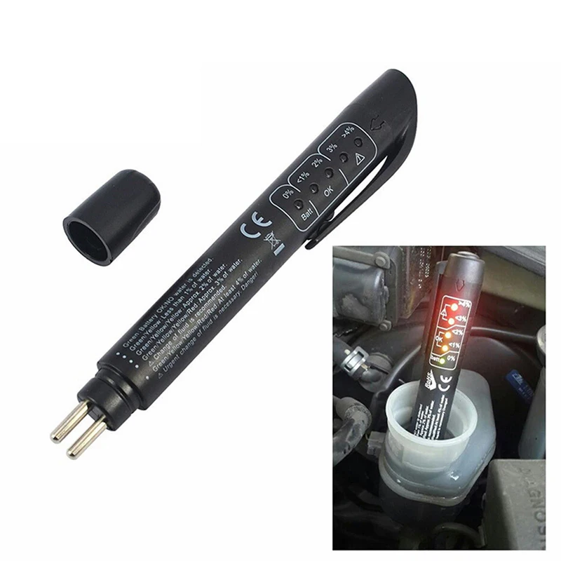 

New Brake Fluid Tester Car Brake Fluid Digital Tester Oil Check Display Pen Car Vehicle Auto Automotive Testing Tool
