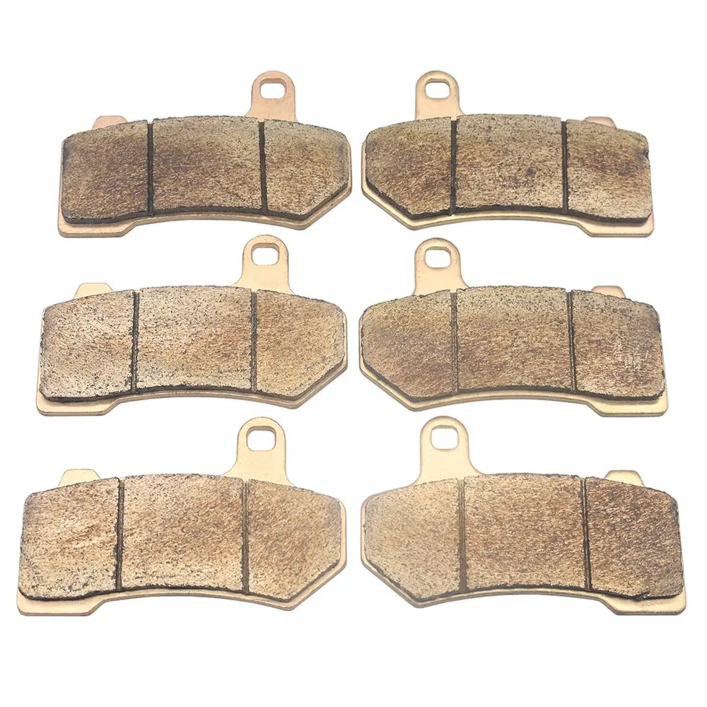 Copper Sintering Brake Pads For Harley FLHX Street Glide FLHRC Road King FLHTCU Ultra Classic Electra Glide 08-22 Road Glide VRS