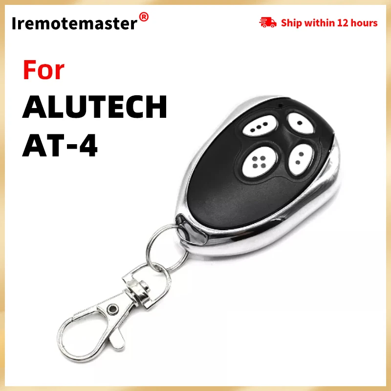 

For ALUTECH AT-4 Garage Door Keychain Barrier Gate Remote Control 433MHz Dynamic Code AN-Motors AT-4 ASG 600 ASG1000 AR-1-500