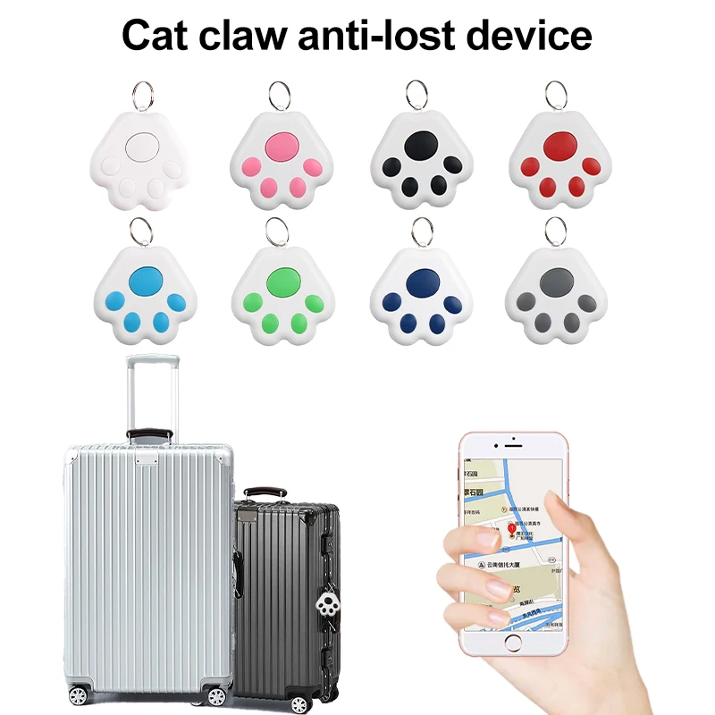 Mini GPS Locator Bluetooth Anti-lost Alarm Pet Kids Bag Wallet Luggage Tracking For Ios / Android Smart Finder Accessories gps locator key finder anti lost tracker