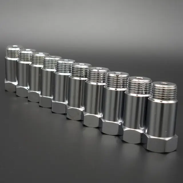 10pcs O2 Oxygen Sensor Spacer Adapter Extender Extension Straight 45mm