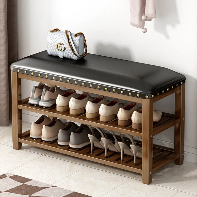 Chair Wood Shoe Rack Organizer Storage Small Minimalist Modern Entrance  Shoe Cabinets Free Shipping Zapateros Home